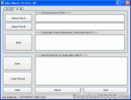 Ada Email Filter XP screenshot